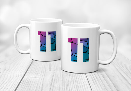 11 Number Mug (White)