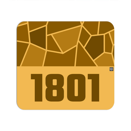 1801 Year Mouse pad (Golden Yellow)
