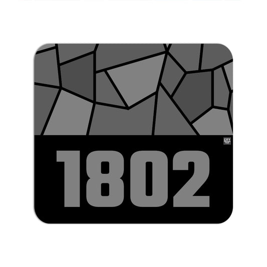 1802 Year Mouse pad (Black)