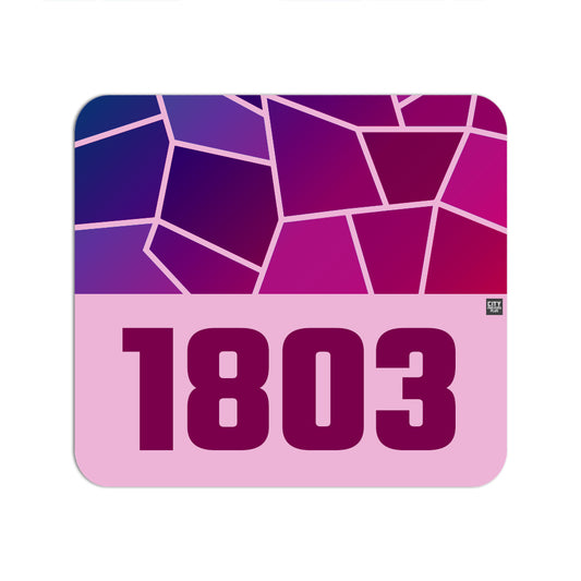 1803 Year Mouse pad (Light Pink)