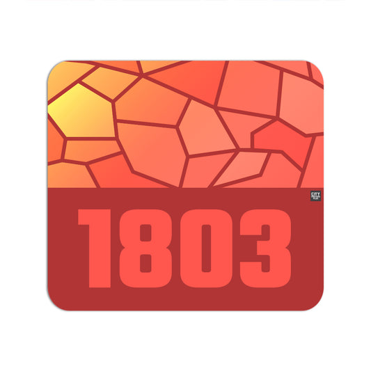 1803 Year Mouse pad (Red)