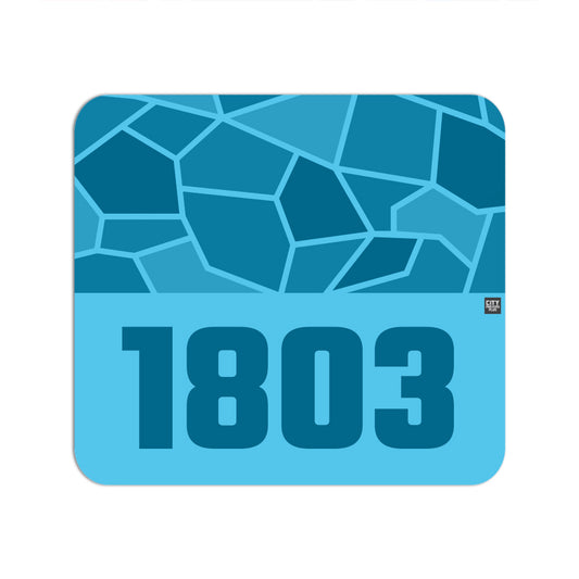 1803 Year Mouse pad (Sky Blue)