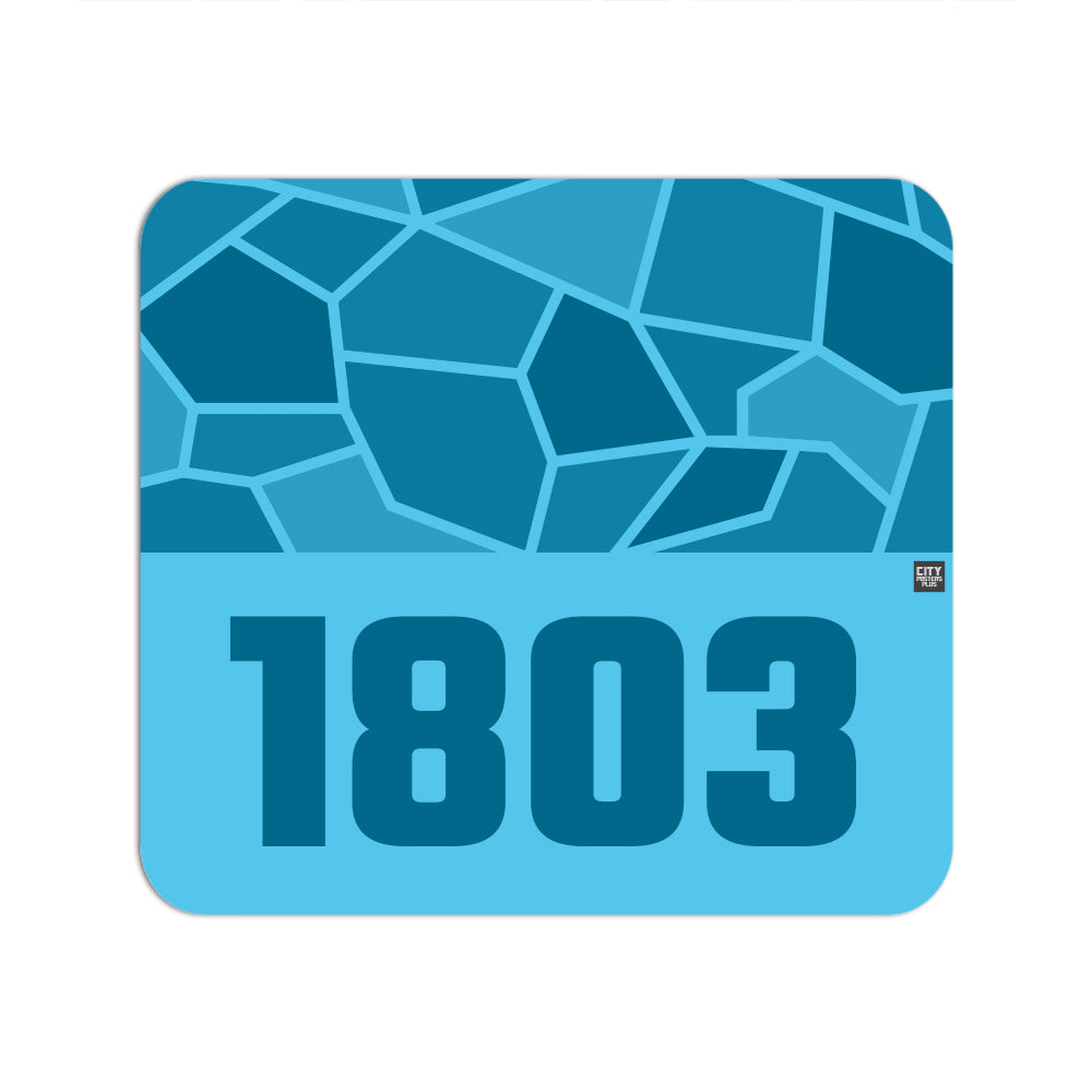 1803 Year Mouse pad (Sky Blue)