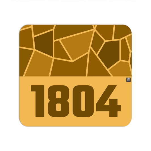 1804 Year Mouse pad (Golden Yellow)