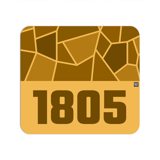 1805 Year Mouse pad (Golden Yellow)