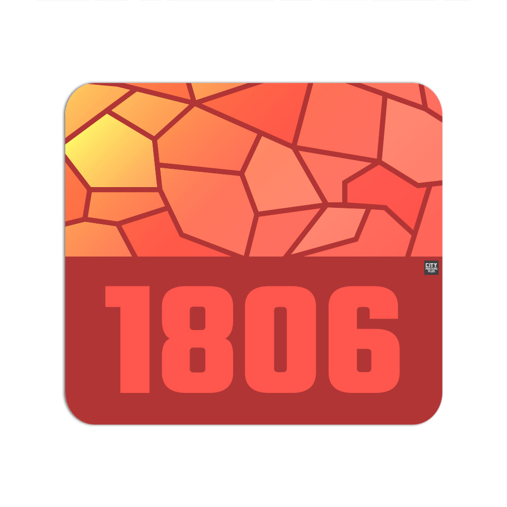 1806 Year Mouse pad (Red)