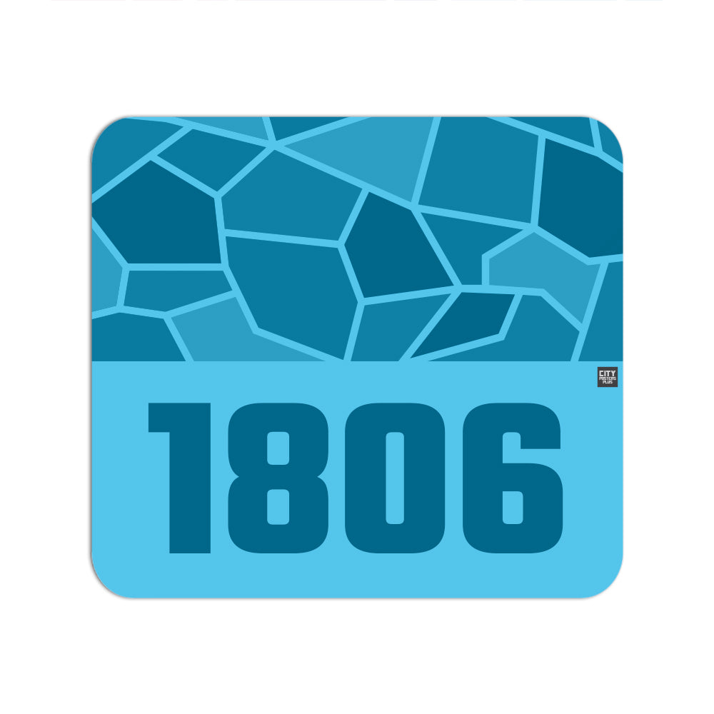 1806 Year Mouse pad (Sky Blue)