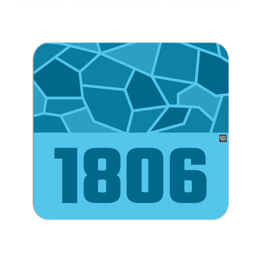 1806 Year Mouse pad (Sky Blue)