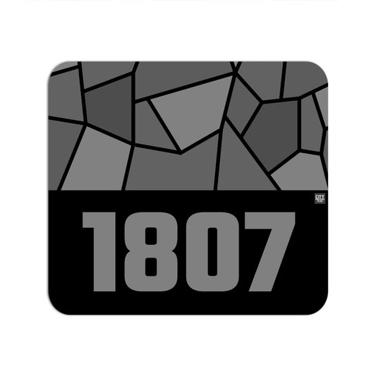 1807 Year Mouse pad (Black)