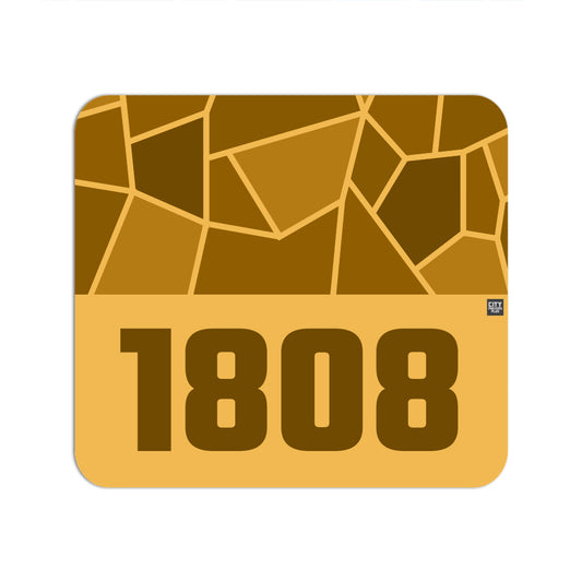 1808 Year Mouse pad (Golden Yellow)