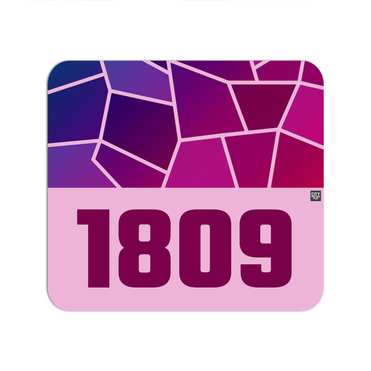 1809 Year Mouse pad (Light Pink)