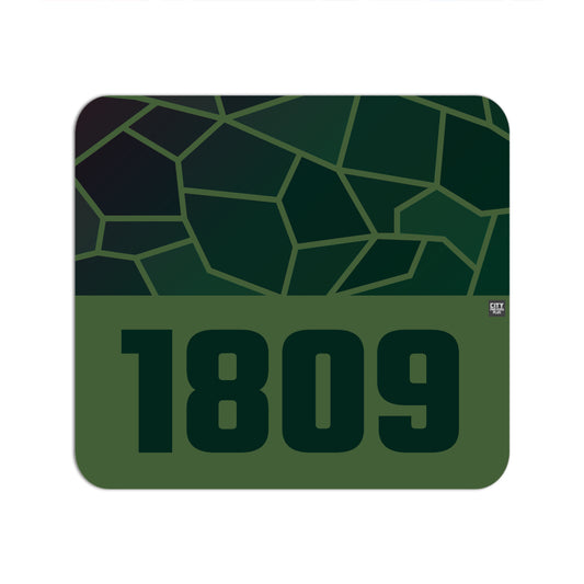 1809 Year Mouse pad (Olive Green)