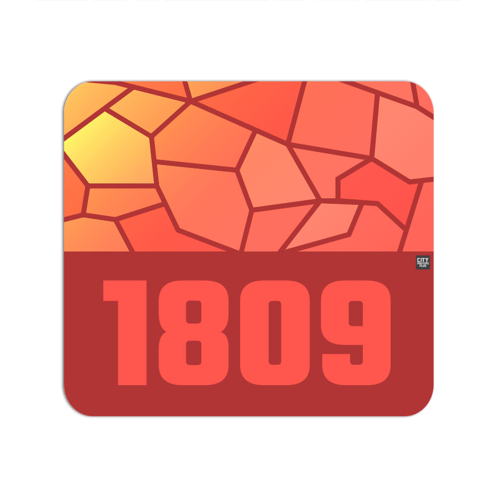 1809 Year Mouse pad (Red)