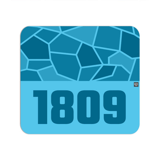 1809 Year Mouse pad (Sky Blue)