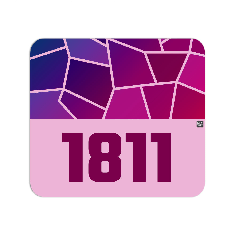 1811 Year Mouse pad (Light Pink)