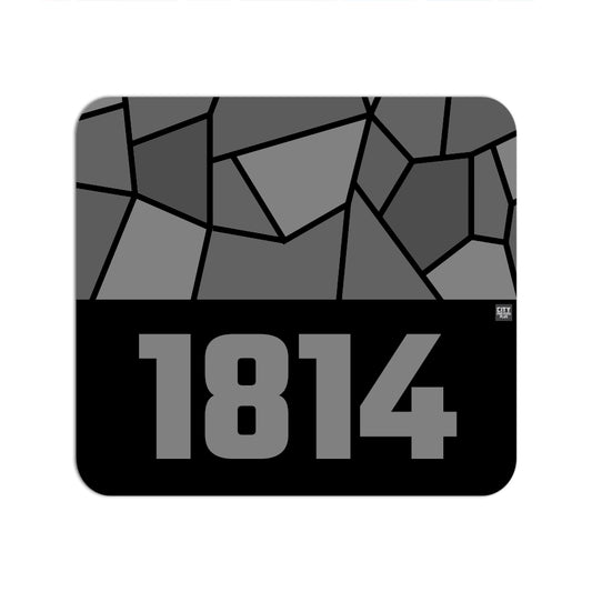 1814 Year Mouse pad (Black)