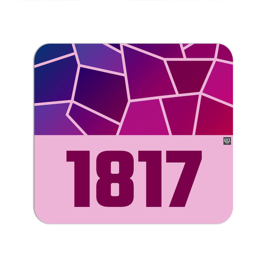 1817 Year Mouse pad (Light Pink)