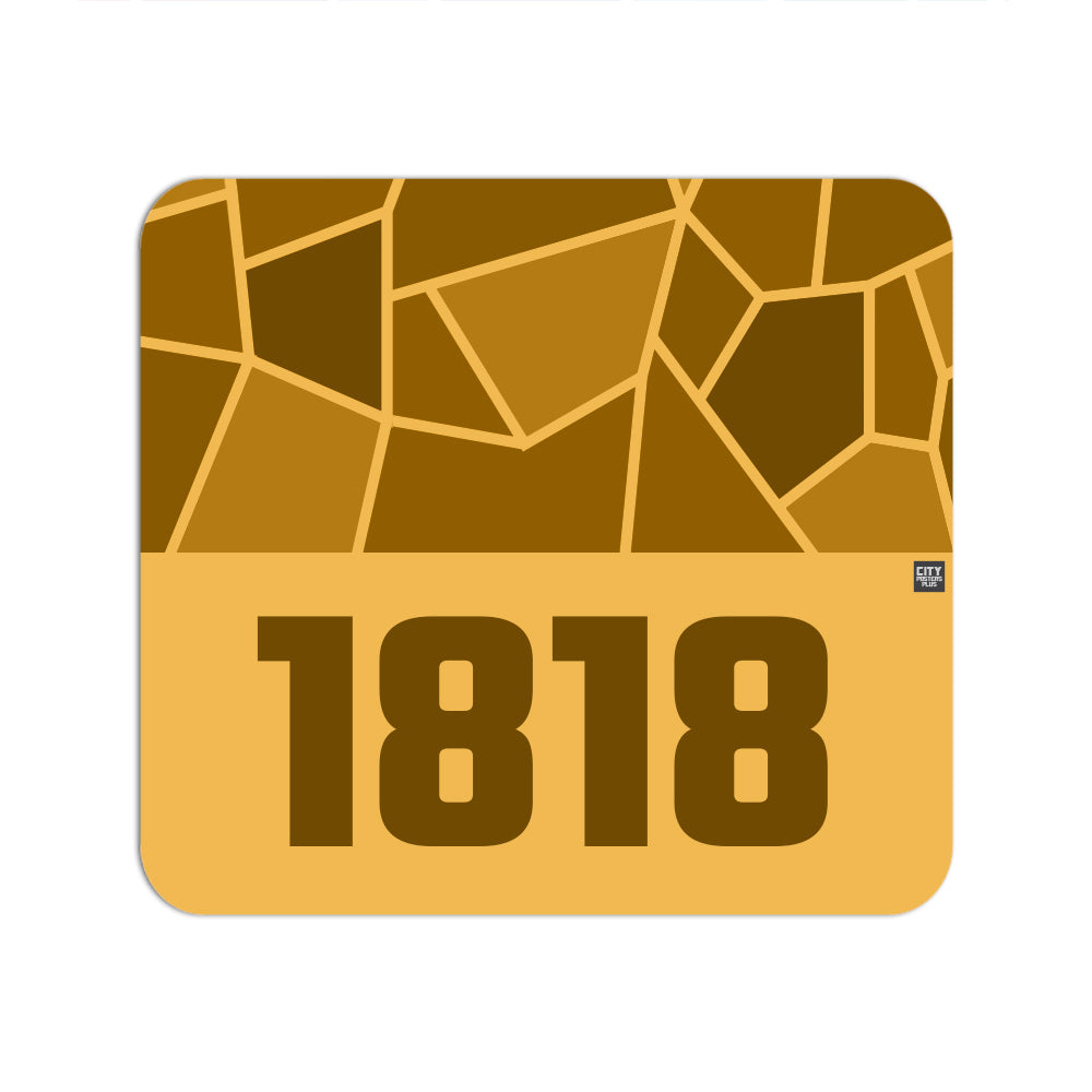 1818 Year Mouse pad (Golden Yellow)