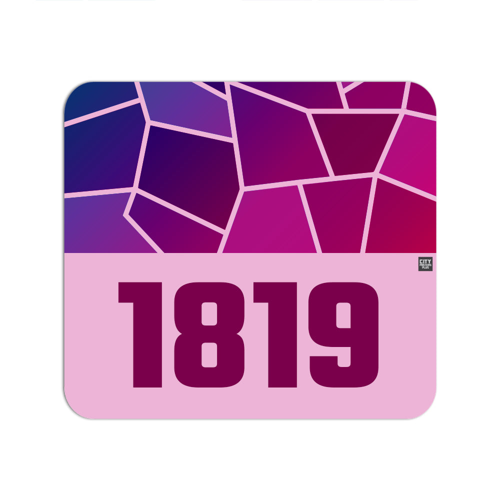 1819 Year Mouse pad (Light Pink)