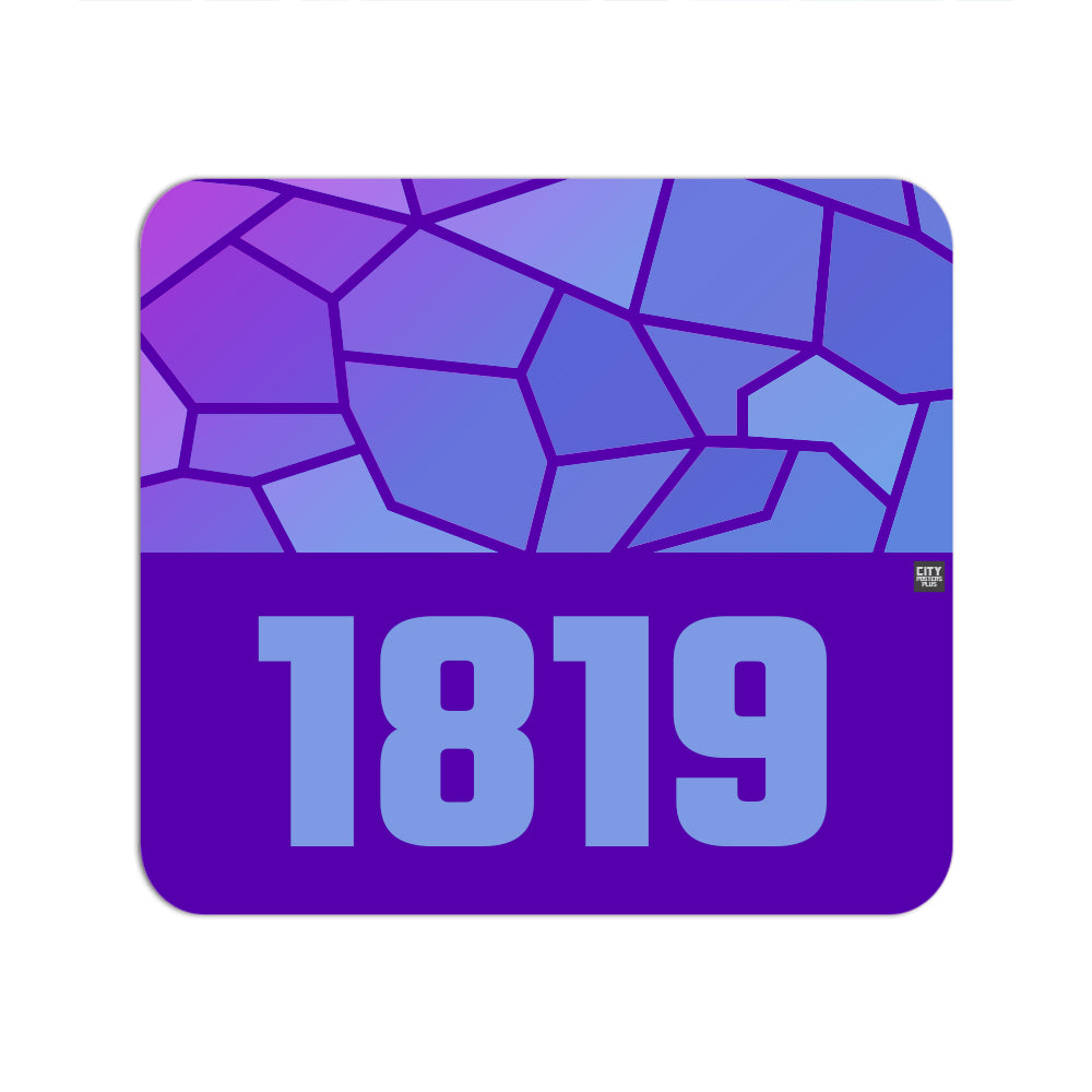 1819 Year Mouse pad (Purple)