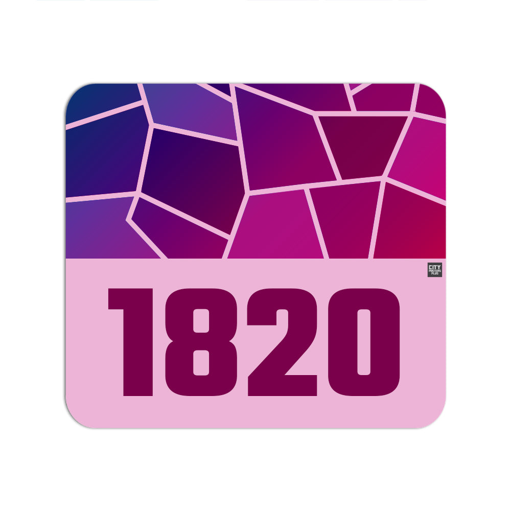 1820 Year Mouse pad (Light Pink)