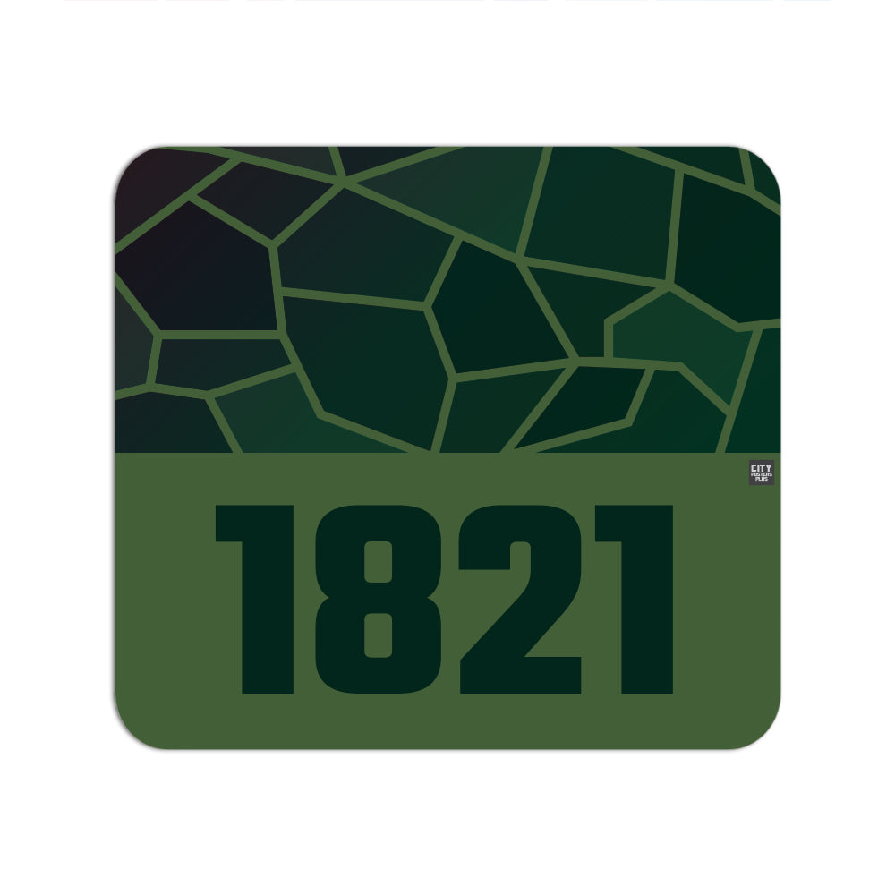 1821 Year Mouse pad (Olive Green)