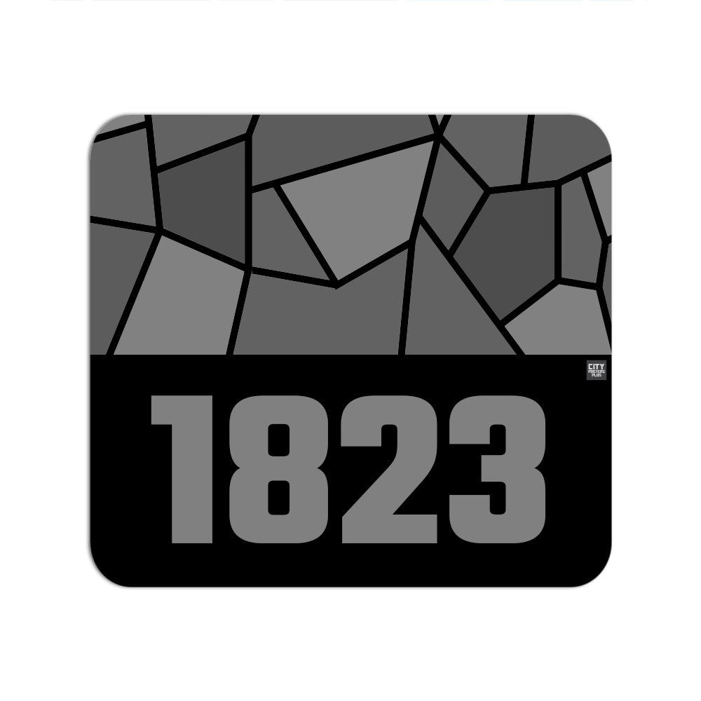 1823 Year Mouse pad (Black)