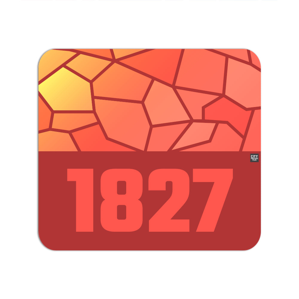 1827 Year Mouse pad (Red)