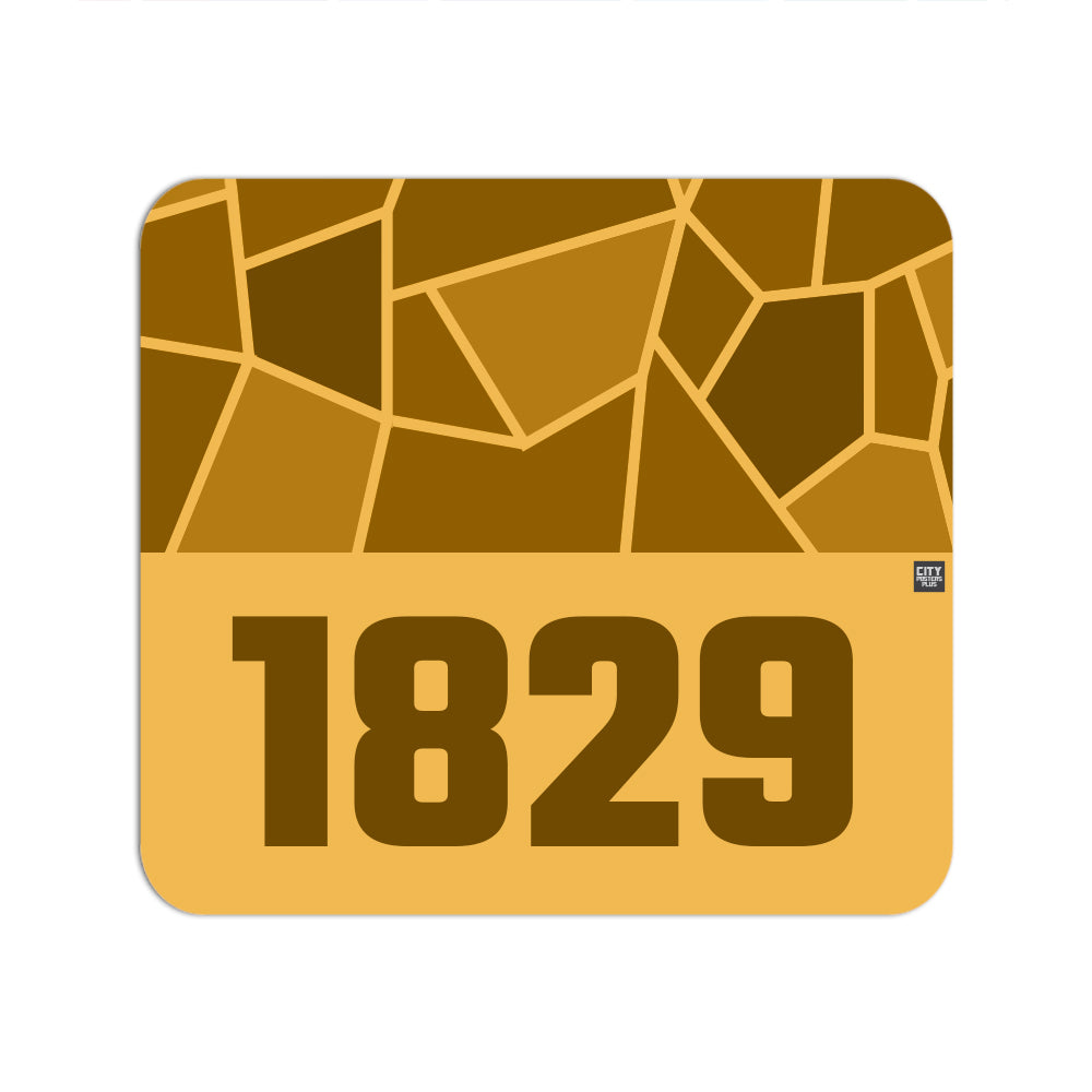 1829 Year Mouse pad (Golden Yellow)