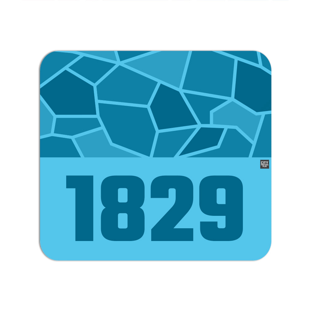 1829 Year Mouse pad (Sky Blue)