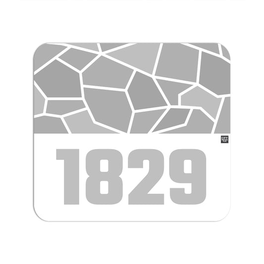 1829 Year Mouse pad (White)