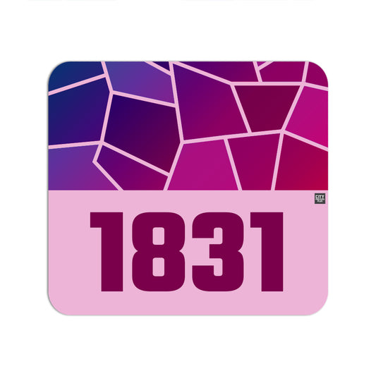 1831 Year Mouse pad (Light Pink)