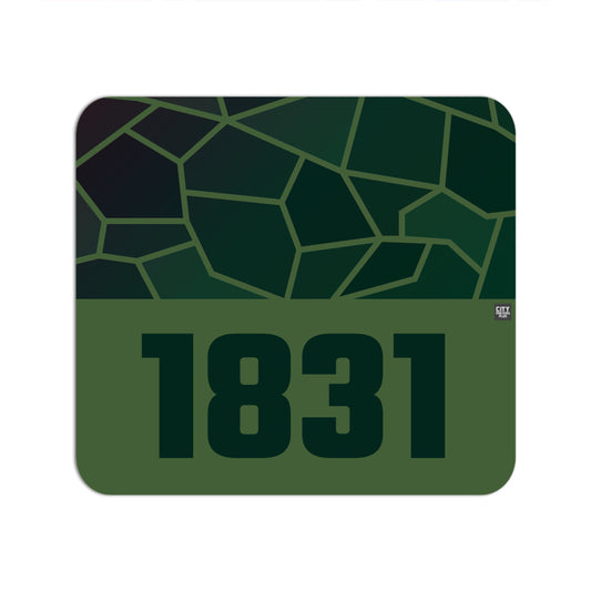 1831 Year Mouse pad (Olive Green)