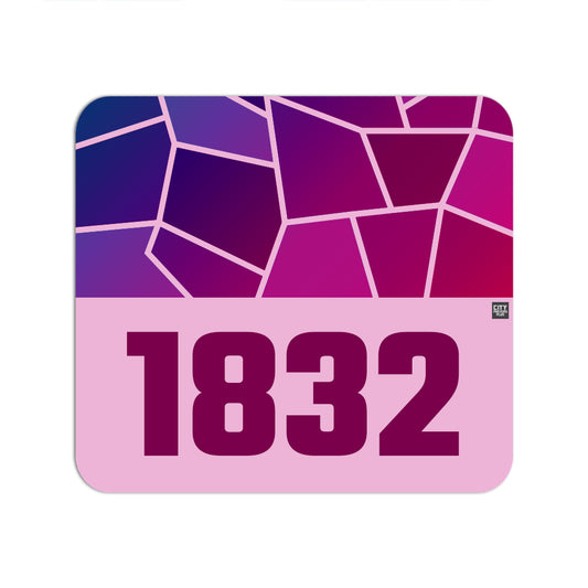 1832 Year Mouse pad (Light Pink)