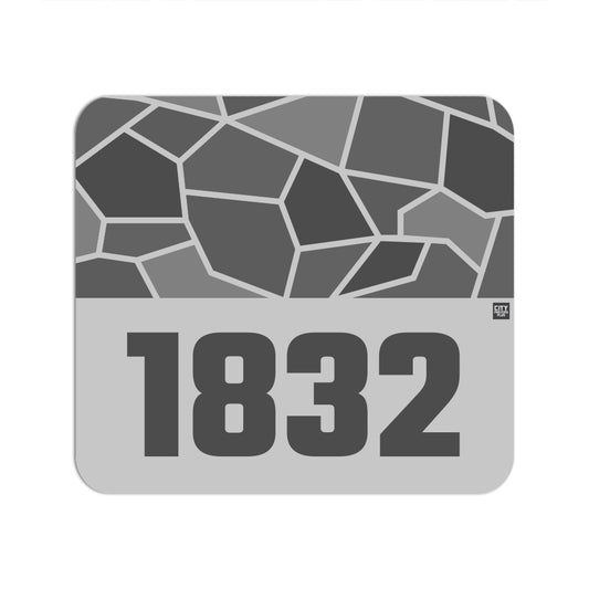 1832 Year Mouse pad (Melange Grey)