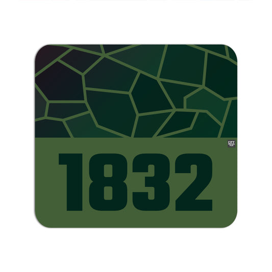 1832 Year Mouse pad (Olive Green)