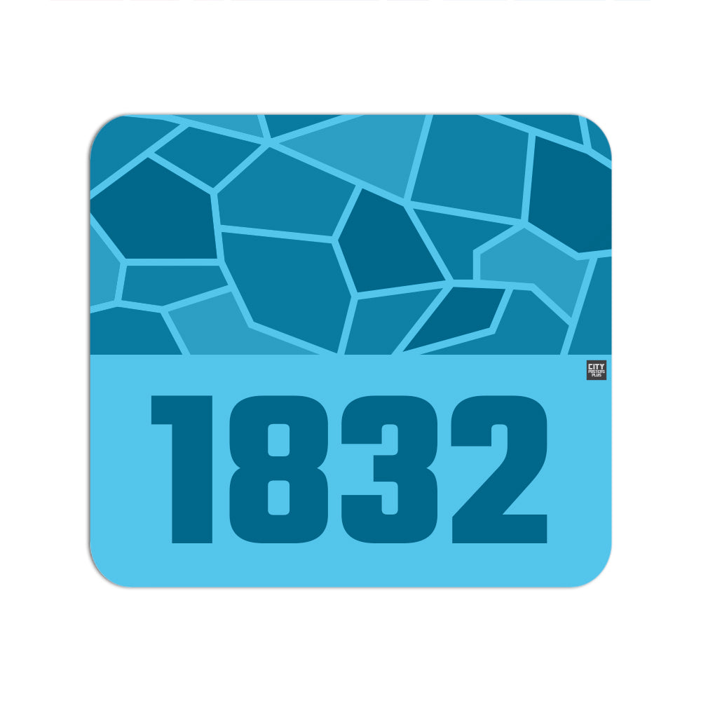 1832 Year Mouse pad (Sky Blue)