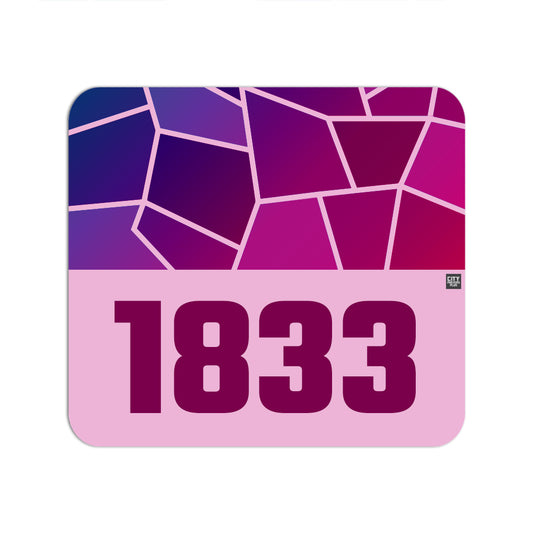 1833 Year Mouse pad (Light Pink)