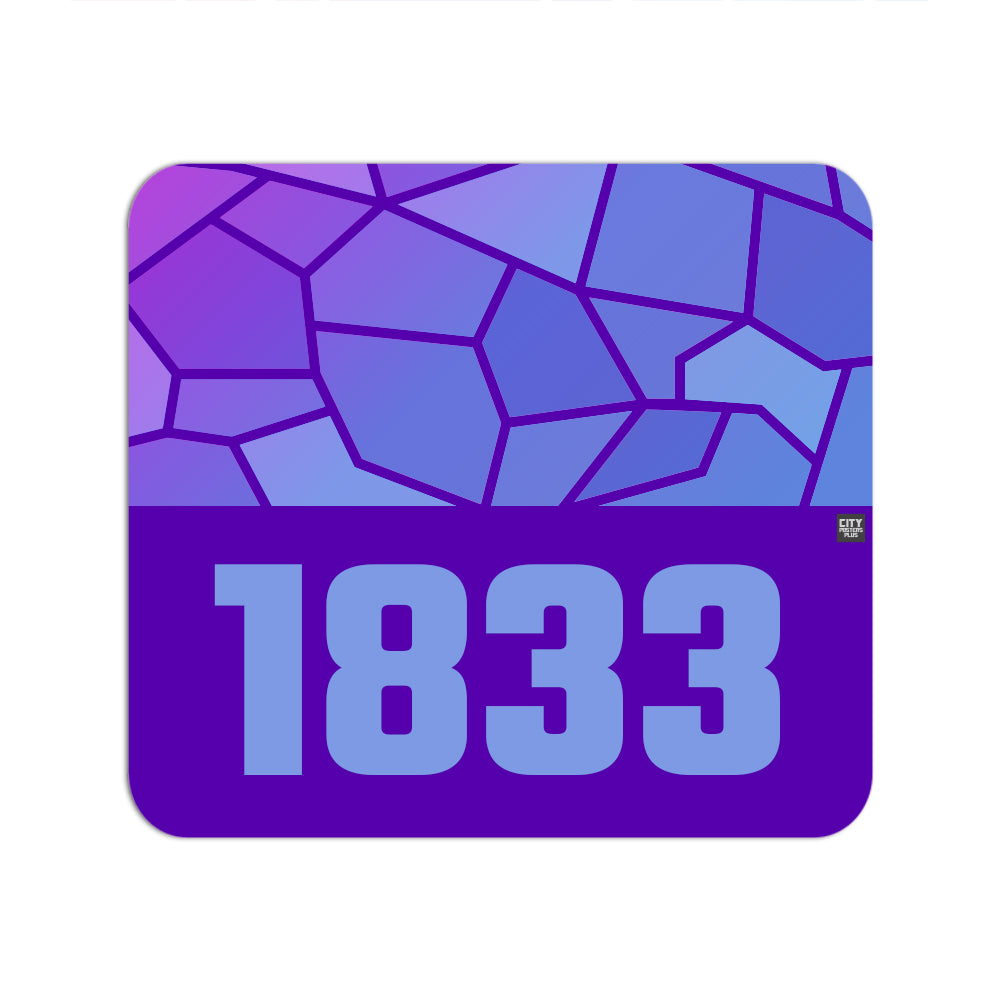 1833 Year Mouse pad (Purple)