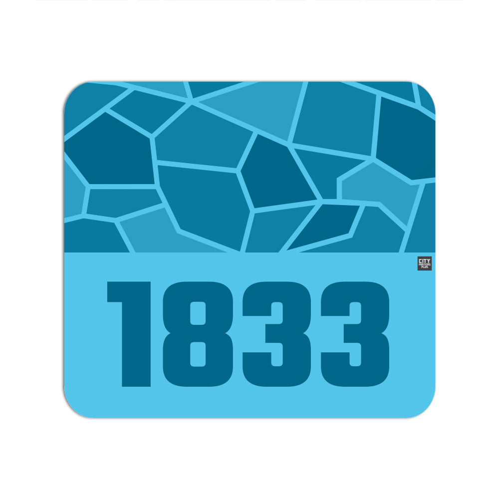 1833 Year Mouse pad (Sky Blue)