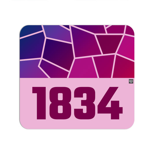 1834 Year Mouse pad (Light Pink)