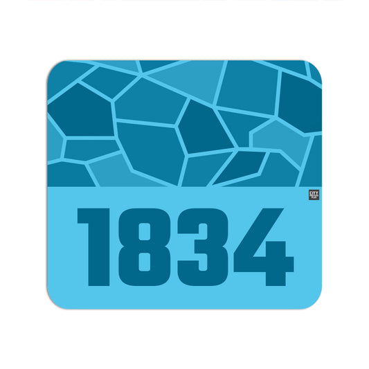 1834 Year Mouse pad (Sky Blue)