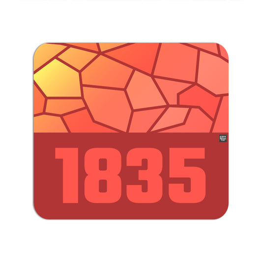 1835 Year Mouse pad (Red)