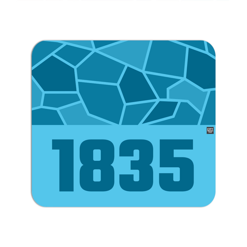 1835 Year Mouse pad (Sky Blue)