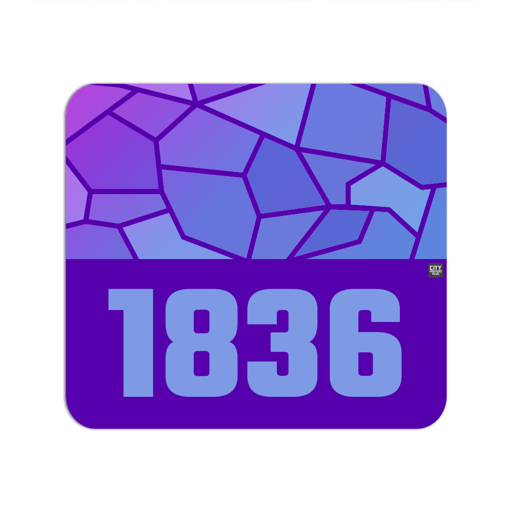 1836 Year Mouse pad (Purple)