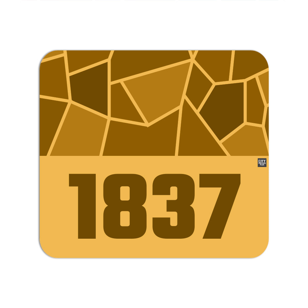 1837 Year Mouse pad (Golden Yellow)