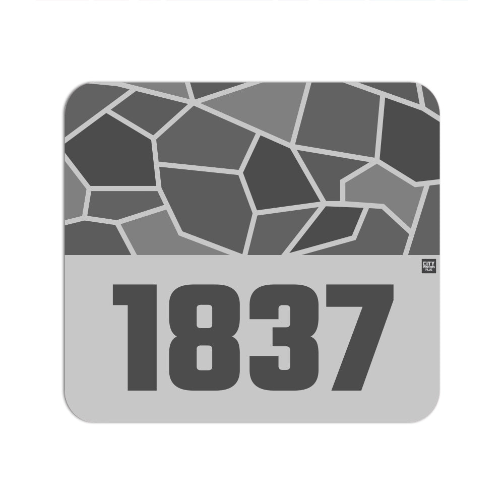 1837 Year Mouse pad (Melange Grey)