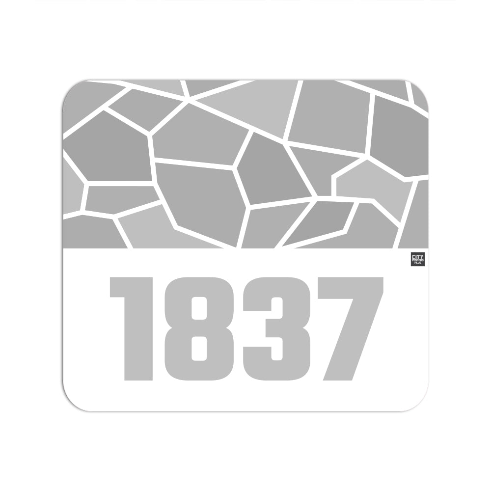 1837 Year Mouse pad (White)