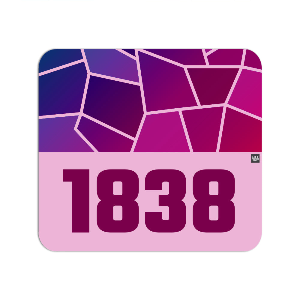 1838 Year Mouse pad (Light Pink)