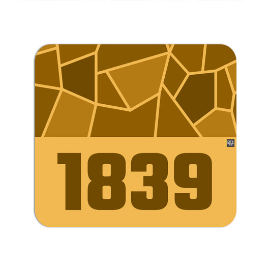 1839 Year Mouse pad (Golden Yellow)